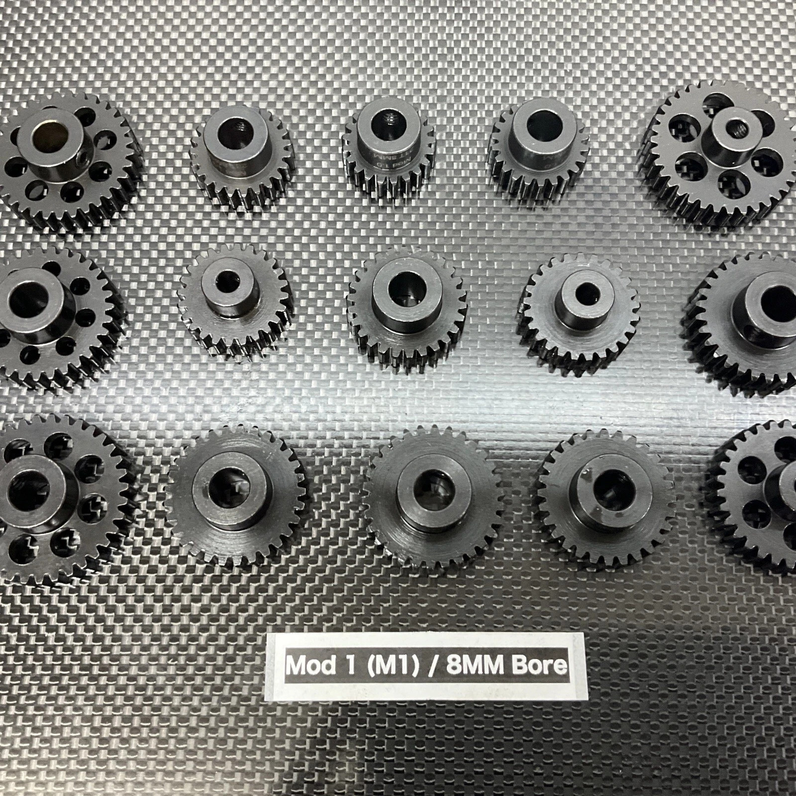 Mod 1 M1 8mm Steel Pinion Gear 20T-45T For RC Car Truck 8mm Bore Brushless Motor