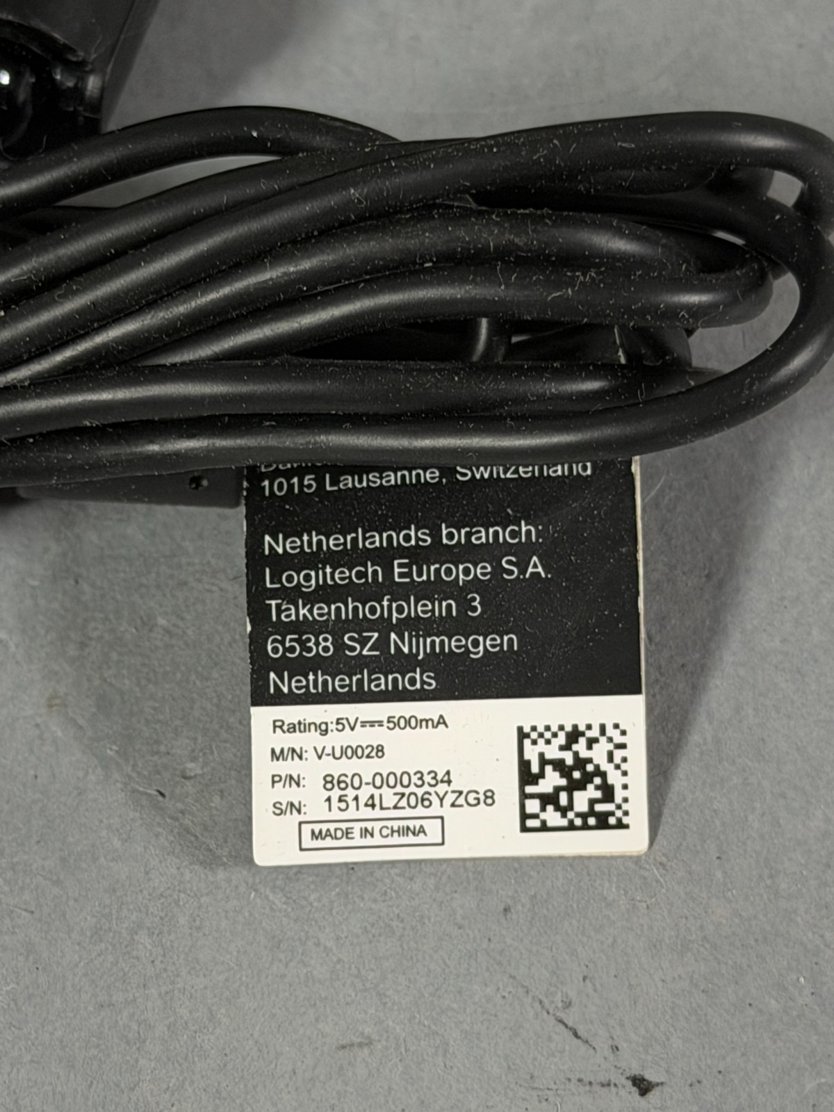 Logitech C920 860-000334 V-U0028 USB Camera Webcam