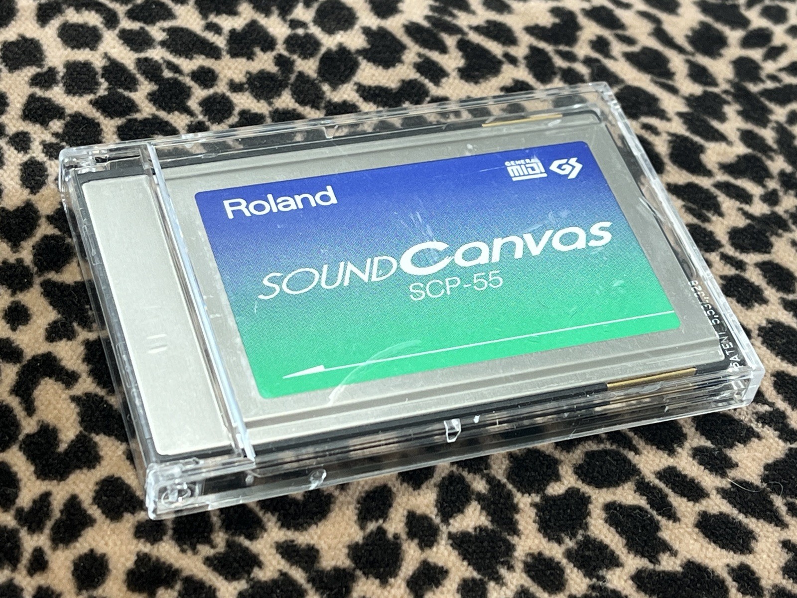 Vintage 1990s ROLAND SCP-55 SOUND CANVAS PC PCMCIA Card w/ Cables, Manuals etc