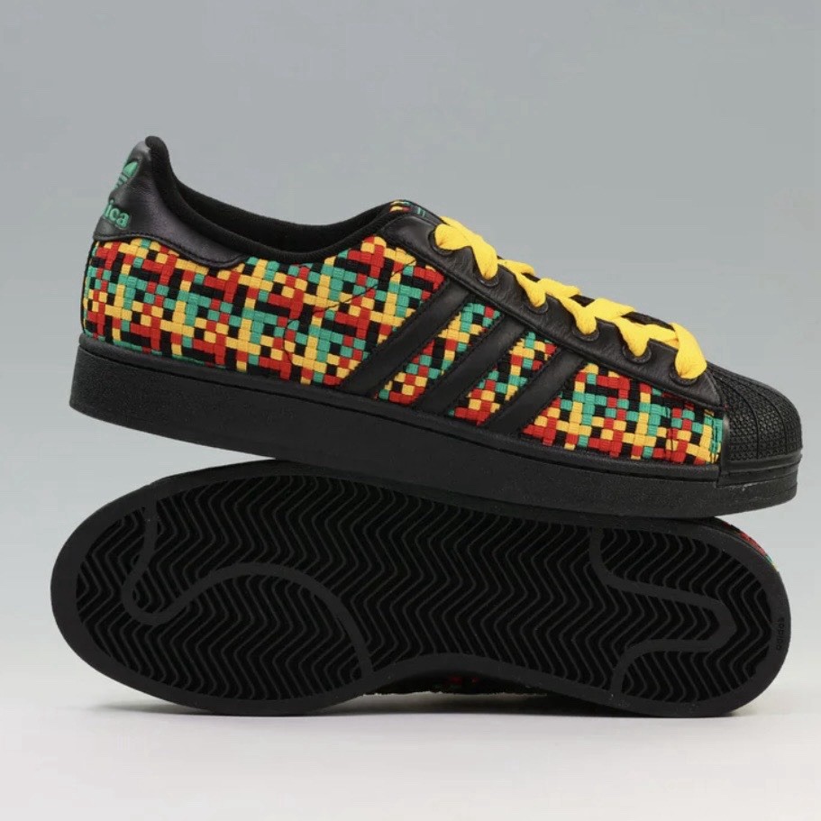 Adidas Superstar II x Bob Marley Jamaica IH9785 Men's Sizes 5-13 RARE