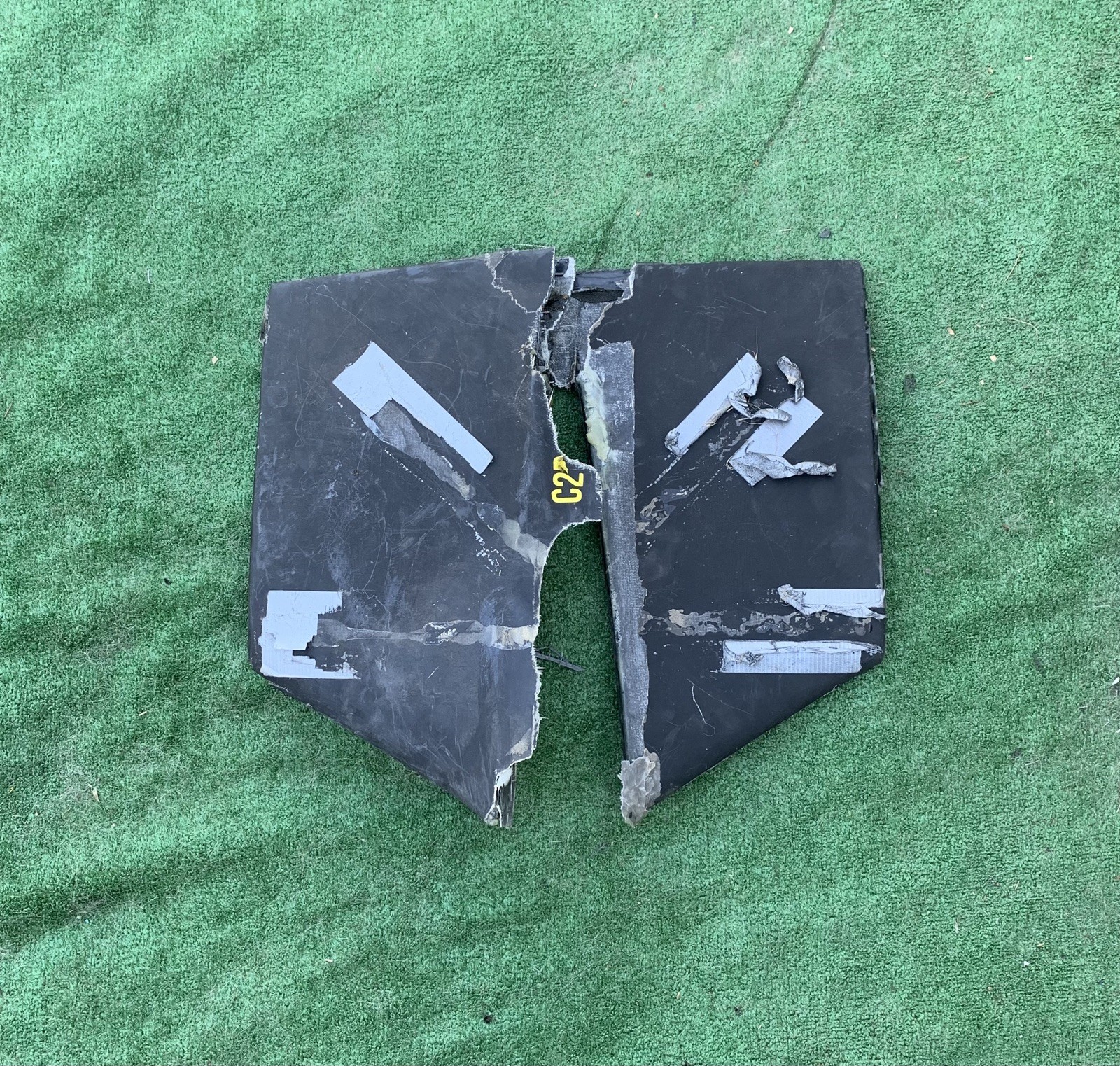 Geran-2 / Shahed-136 Drone Tail Fin – Rare Battlefield Recovery