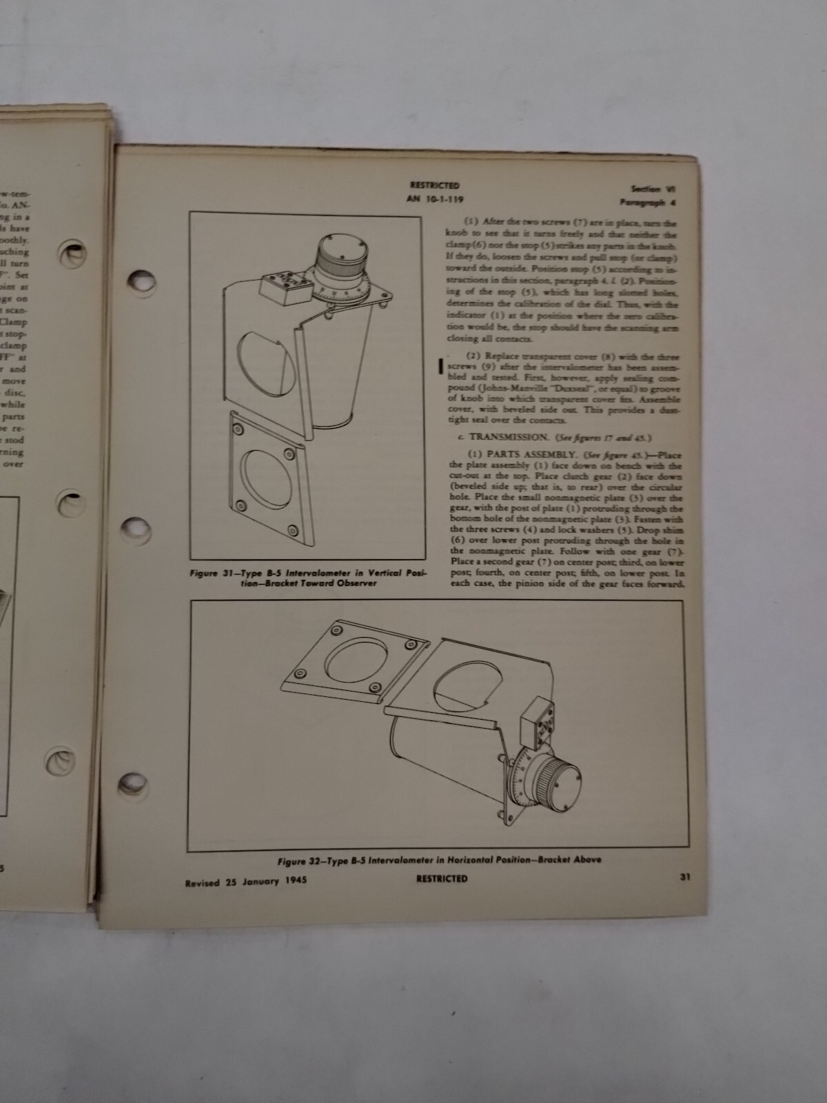 Automatic Electric Co. Intervalometer Type B-5 Handbook of Instructions/Parts