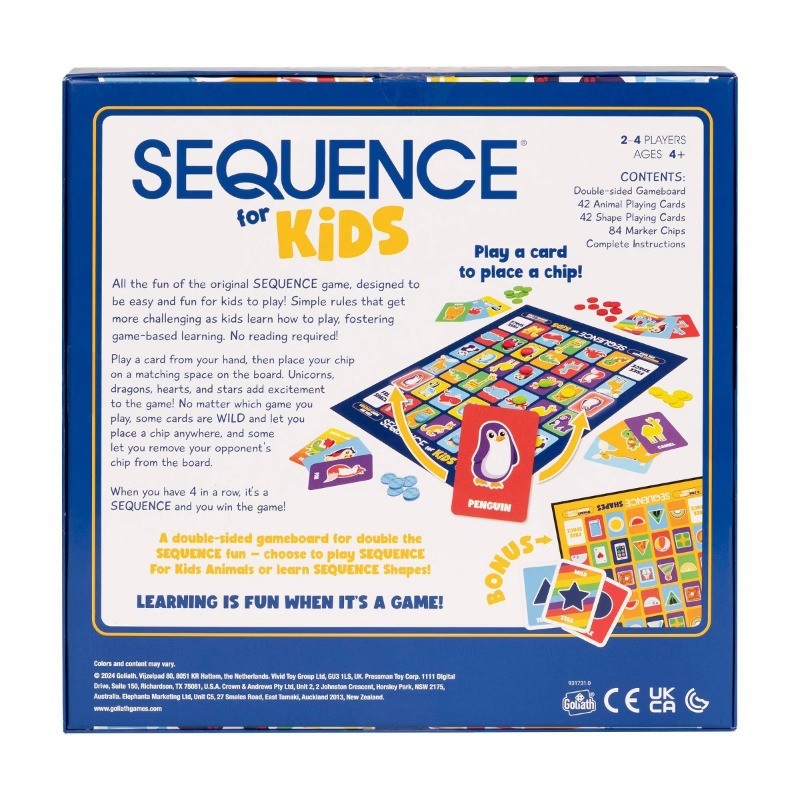 Goliath SEQUENCE for Kids Board Game