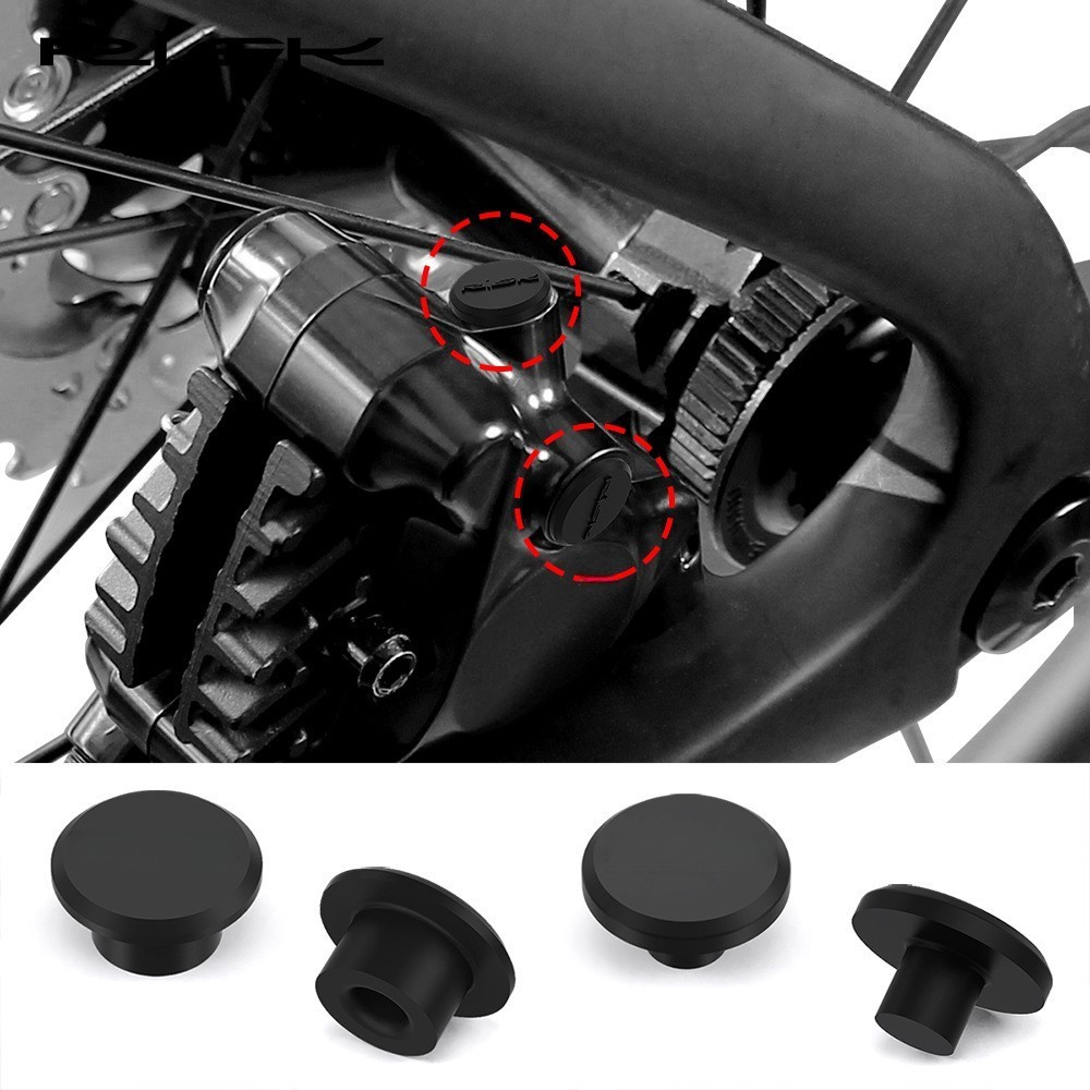 Black Rubber Silicone Brake Bleed Port For For SRAM - RA156 RA157 4 Pack