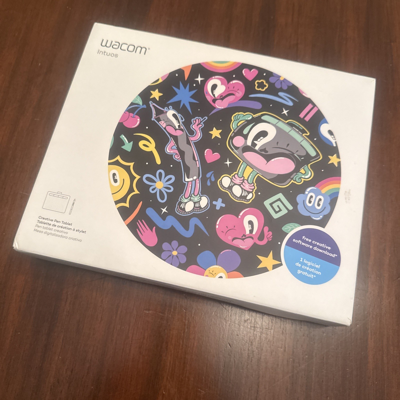 Wacom Intuos Small Graphics Drawing Tablet with Pen Stylus & USB Cable CTL-4100
