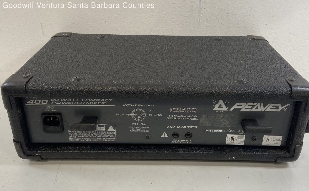 Peavey MP400 80 Watt Compact Powered Mixer