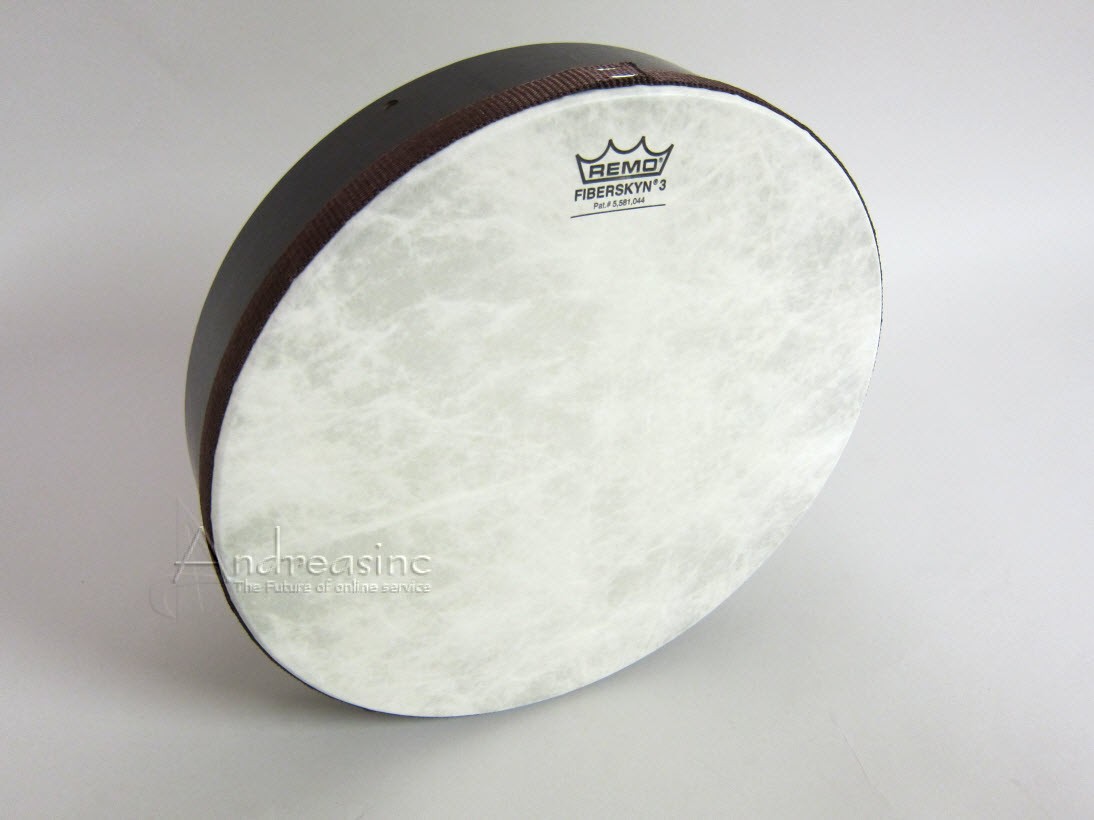 12" REMO FRAME HAND DRUM RIK DEF Fiberskin Fiberskyn Head
