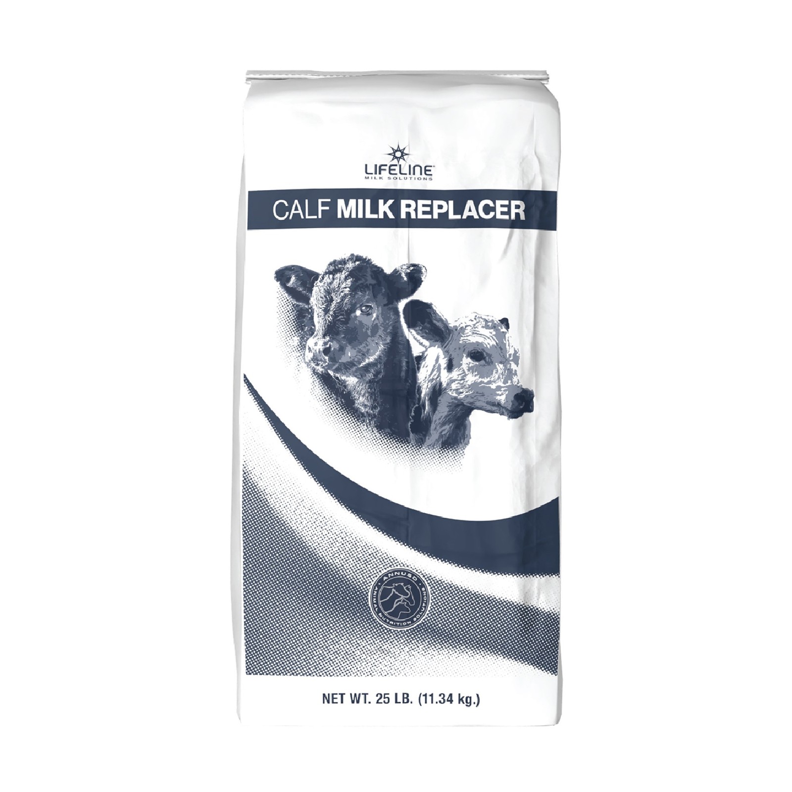 ANNUSO LIFELINE Calf Milk Replacer - 20% Protein, 20% Fat, 25lb Bag