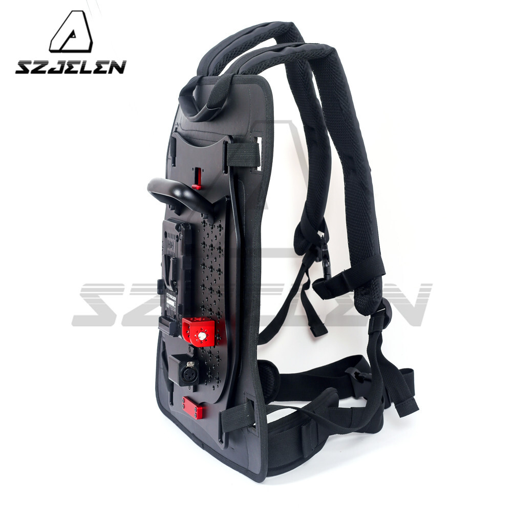 Camera V-mount Battery Power Back With Handle Fixing Plate for ARRI S35 Mini LF