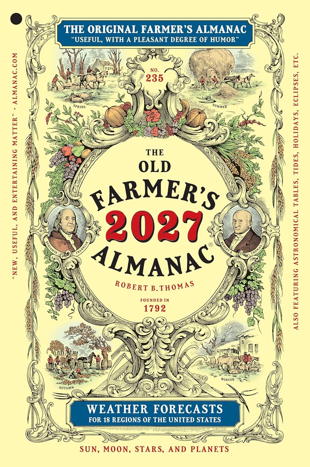 The 2027 Old Farmer's Almanac Paperback by Old Farmer's Almanac