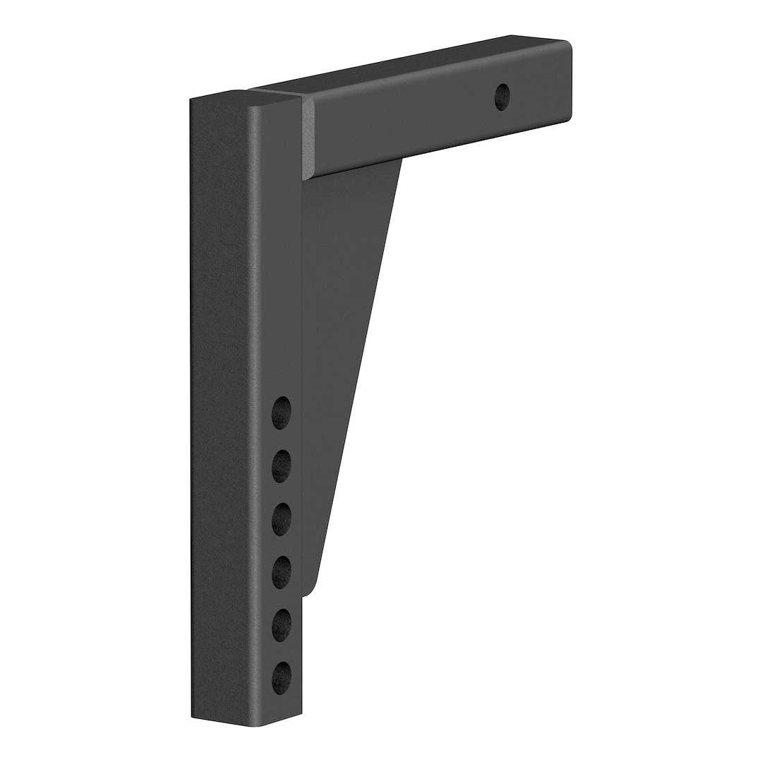 Curt 17124 Weight Dist Hitch Shank Fits 2" Receiver 9"Shank 8-3/4" Drop  6 Holes