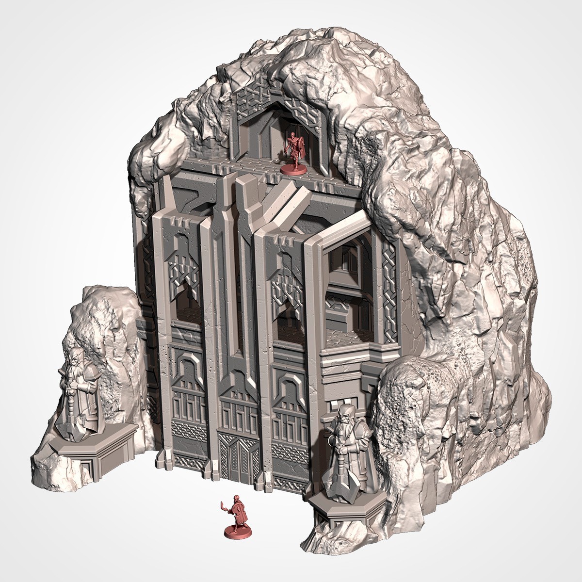 Dwarven Isolate Mountain Terrain for Tabletop wargames