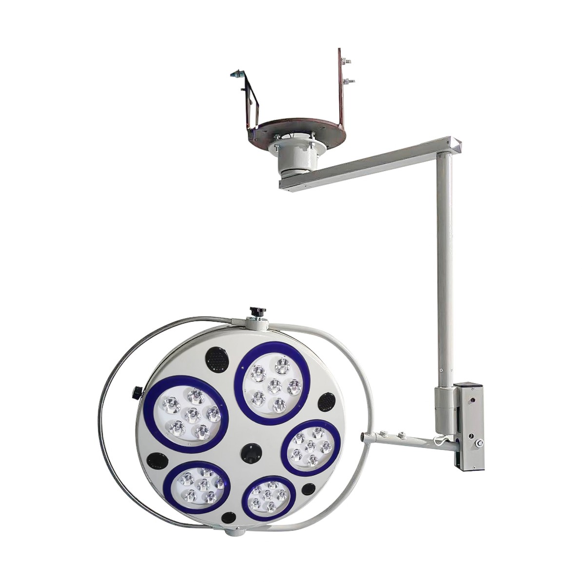 25W Dental LED Operated Shadowless Surgery Lamp 5 Hole Ceiling-Mounted Lamp US