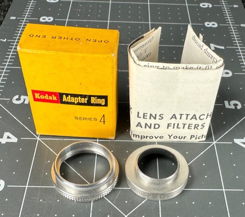 ☆ NOS - KODAK Series 4 Screw-In ADAPTER RING No. 46 - 17.4mm ☆P189