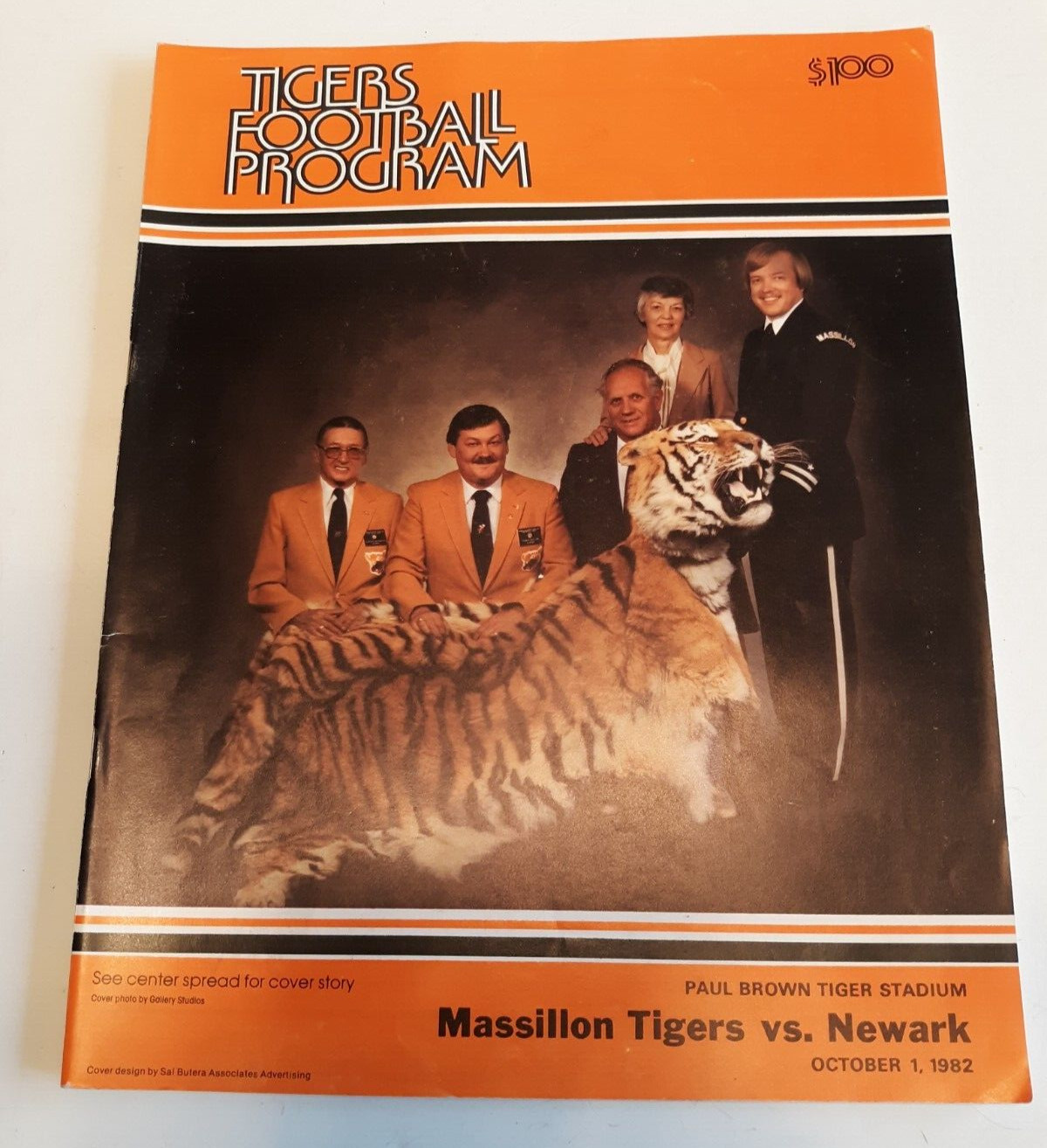 Massillon Ohio vs Newark football program Oct 1, 1982 Spielman NFL