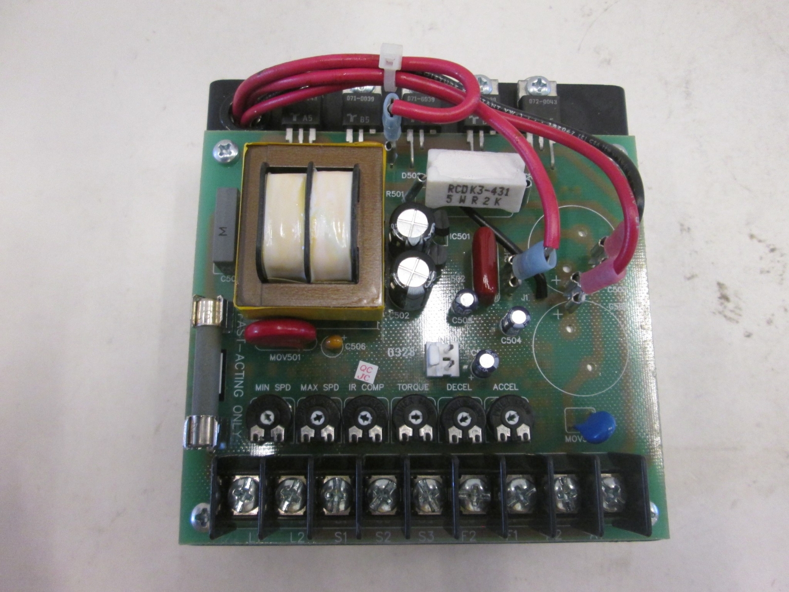 Minarik, MM21051C, Speed Controller, 115VAC, 1PH, 4.6A, Used