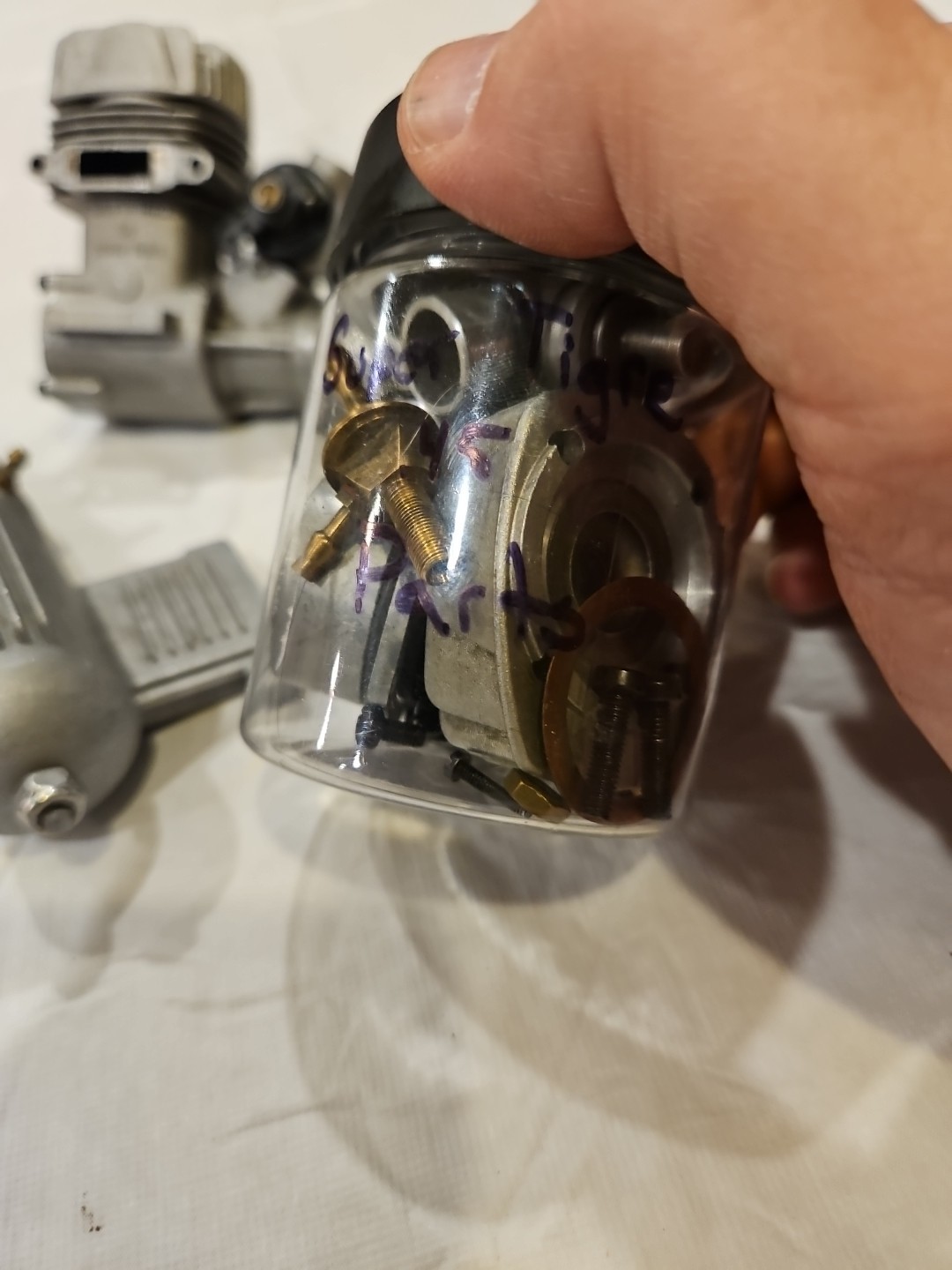 Supertigre 45R/c Model Airplane Engine With Extra Parts