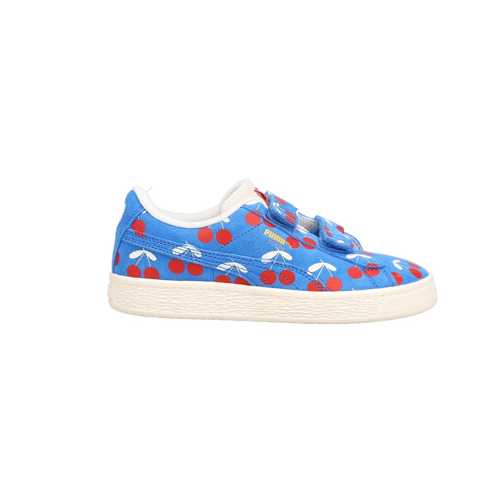 PUMA Suede Classic Xxi V Bebe De Pino Graphic Slip On  Toddler Girls Blue Sneake