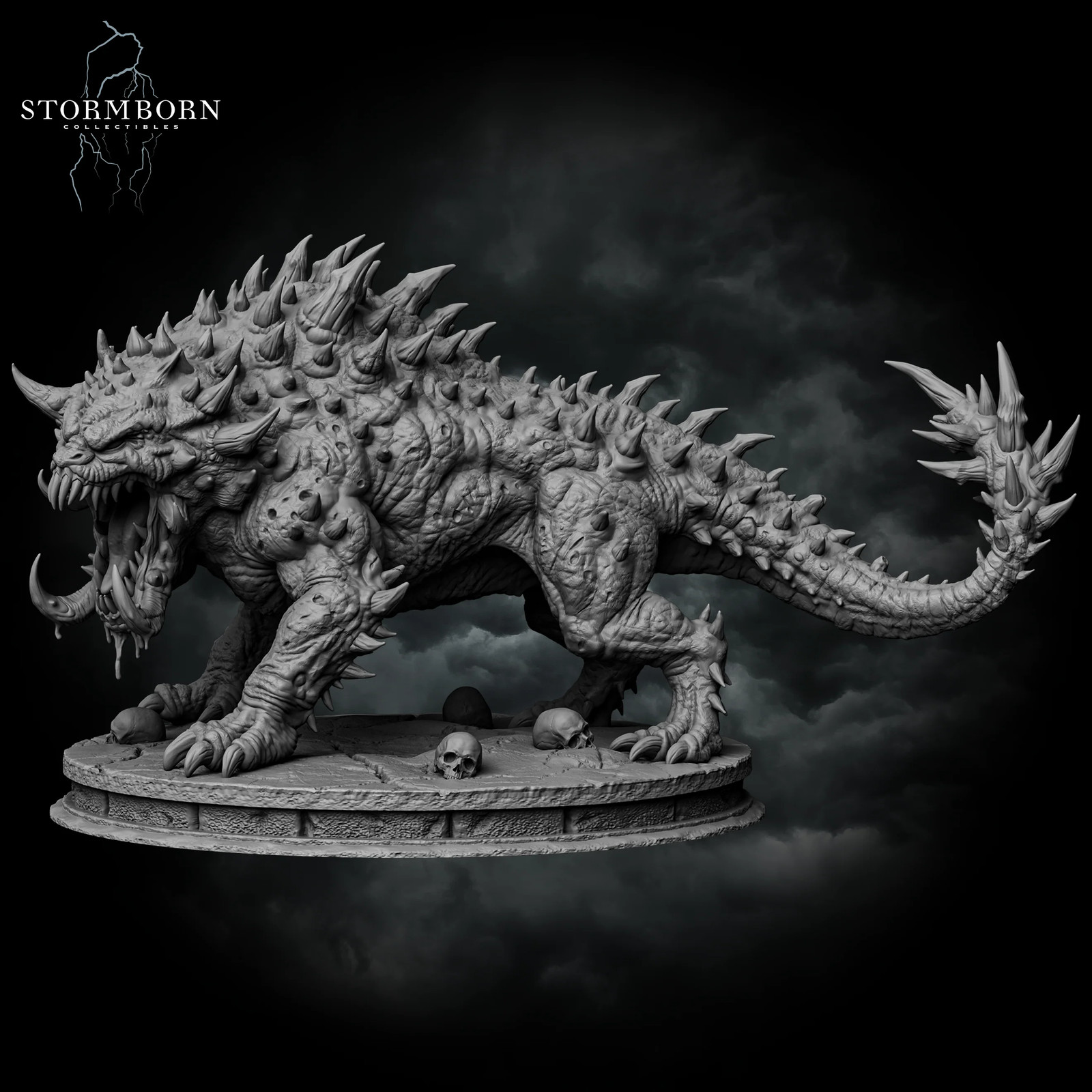 Nightmare Beast - 28mm Heroic Fantasy RPG Miniatures - Resin Tabletop Miniature