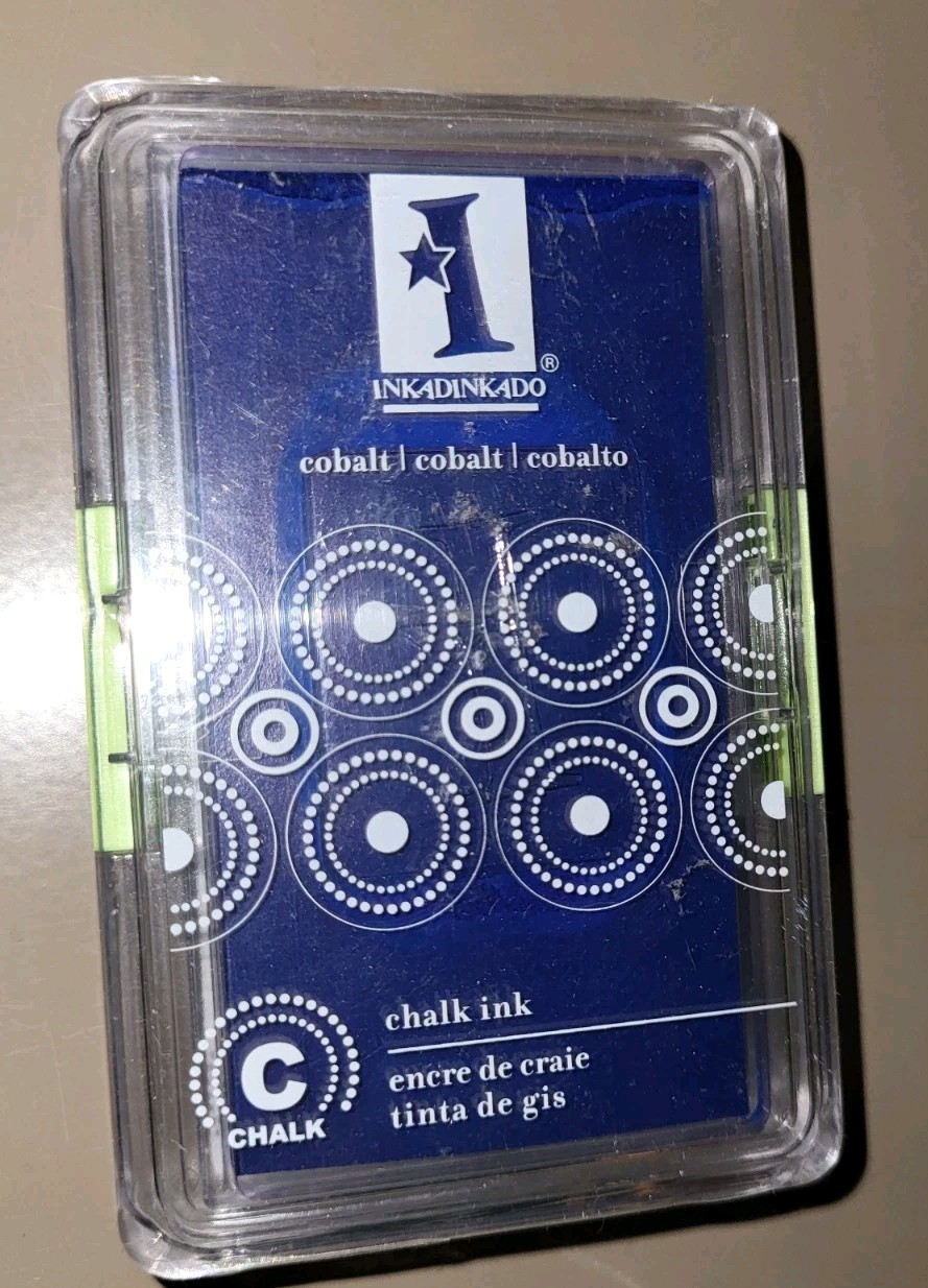 Inkadinkado Chalk Ink Pad Cobalt Blue 61-00015