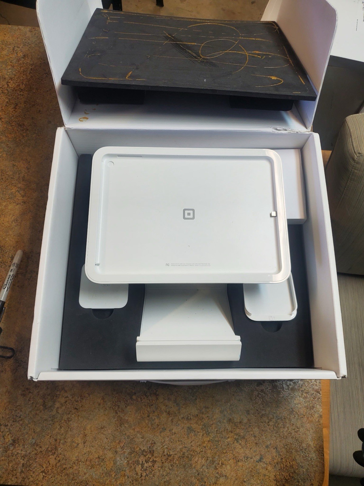 Square Square Register POS System Kit w/ Stand/Display, Cables, Toolkit & Mounts