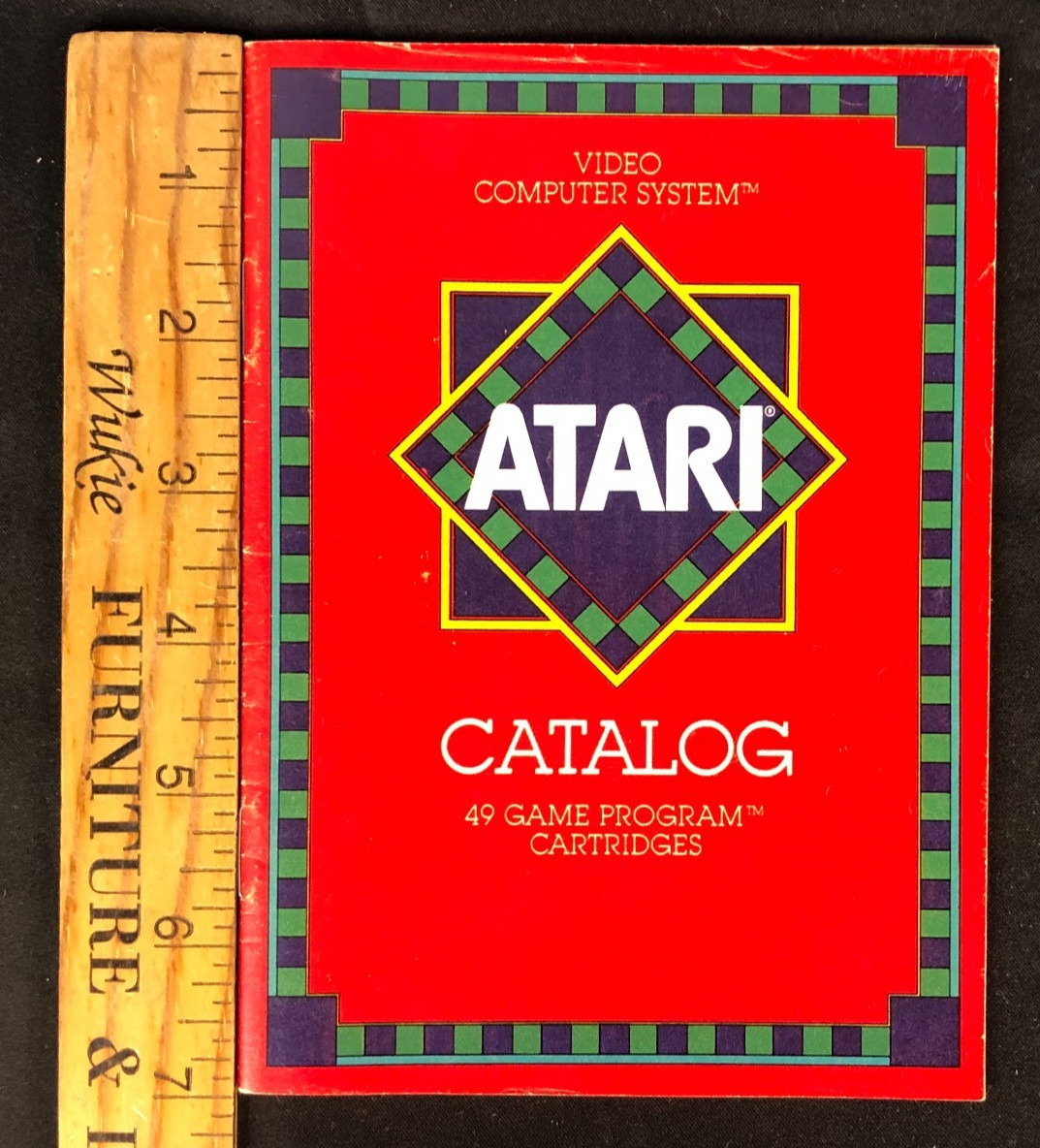Vintage Atari Software Catalog 45 Game Advertisements 1981