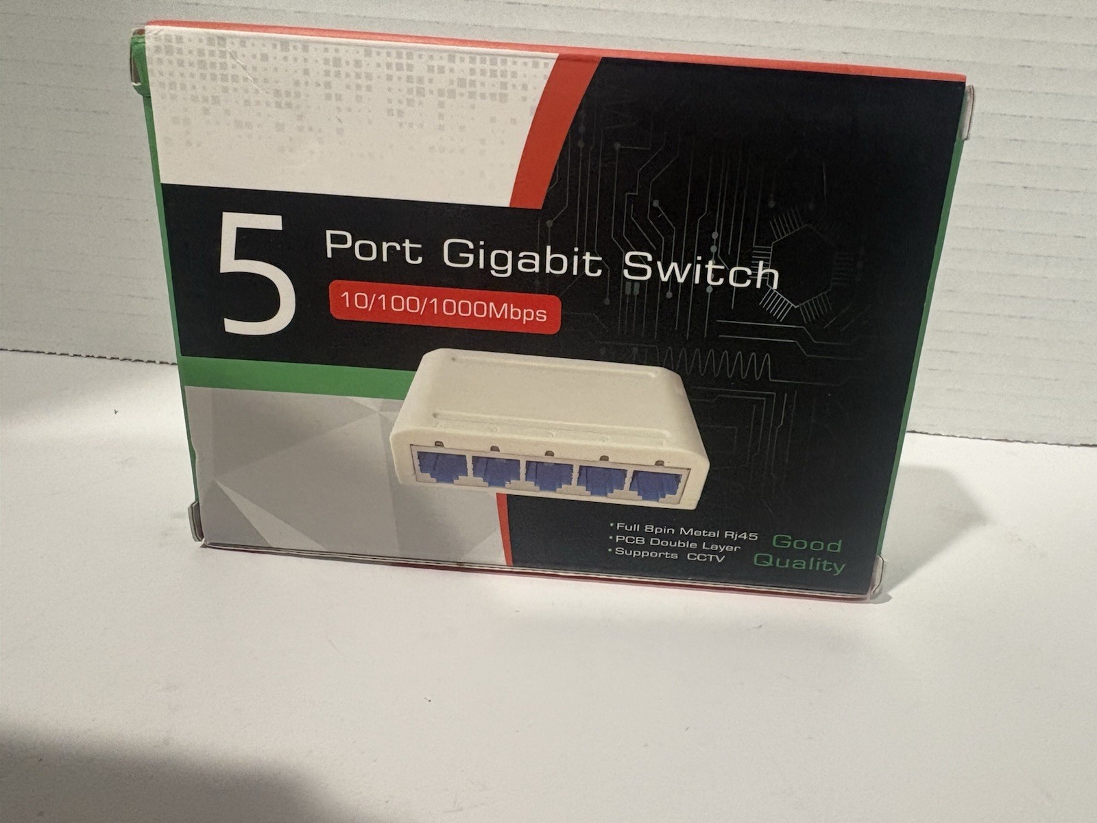 NEW 5-Port Gigabit Switch Data Switch Desktop Ethernet Switch