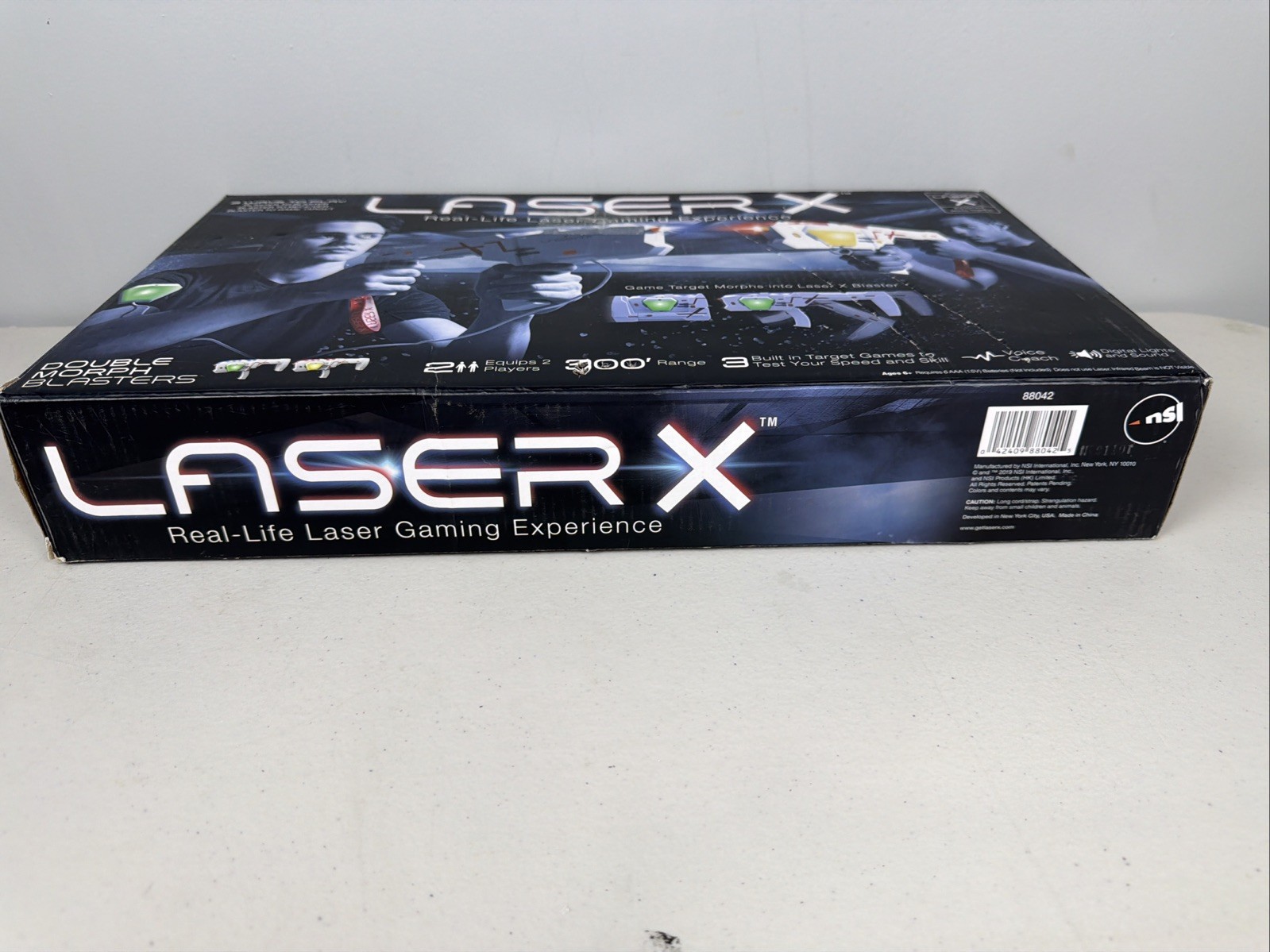 Laser X Double Morph Blasters Laser Tag Set - 88042 TESTED & WORKING