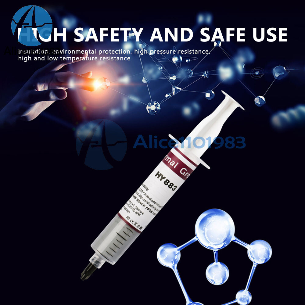 CPU Cooling Paste HY883 Thermal Conductive Silicone Grease 6.5W For Computer