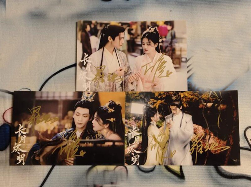 Till The End of The Moon Luo Yunxi Bai Lu Signed Autographed photo Collection