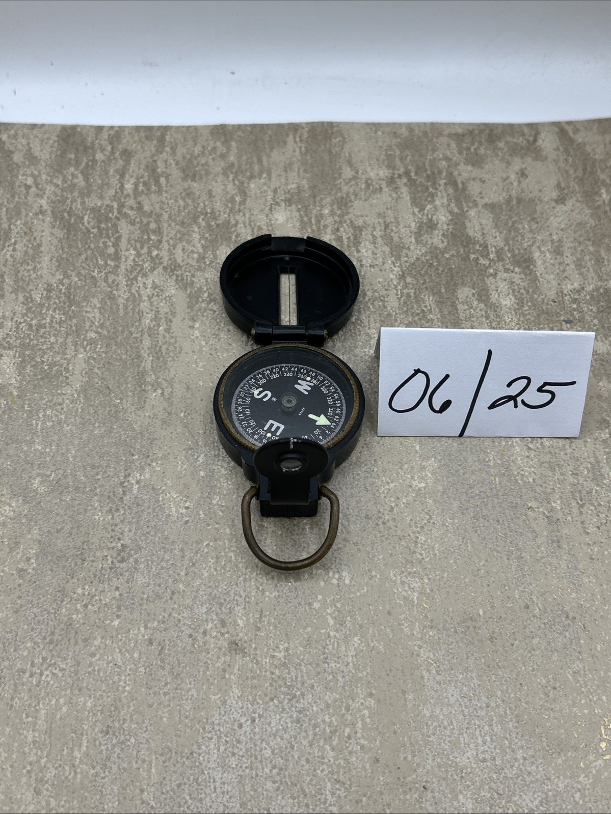 Vintage Engineer Lenstatic Directional Compass 12BX