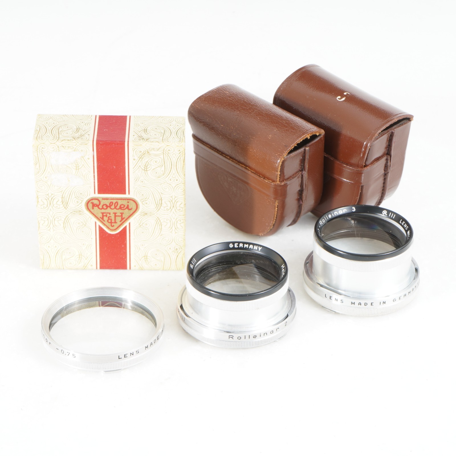 :[EX+++] Rolleiflex Bay III R3 Rolleinar Close Up Filter Set - 0.75 / 2 / 3