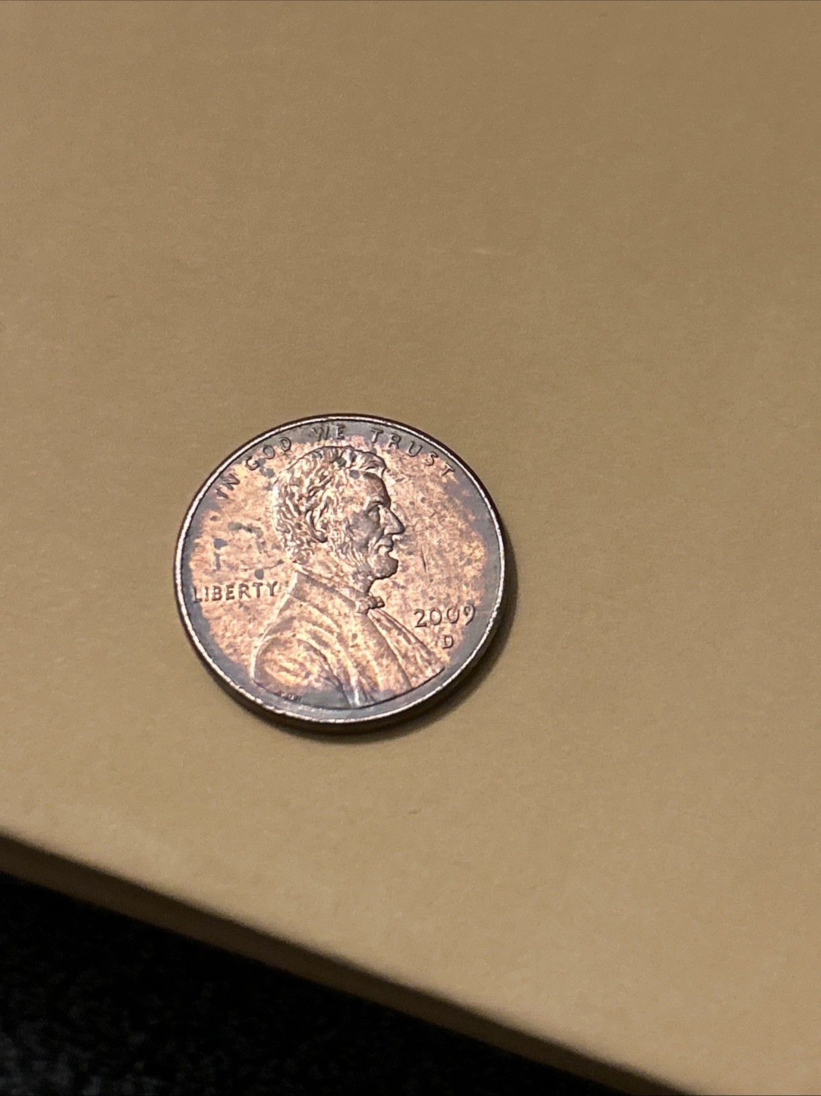 2009 Lincoln Sitting On Log Penny Denver Mint