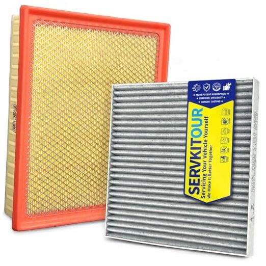 Cabin and Engine Air Filter Set for Tacoma 3.5L (2016 17801-0P100 87139-YZZ09