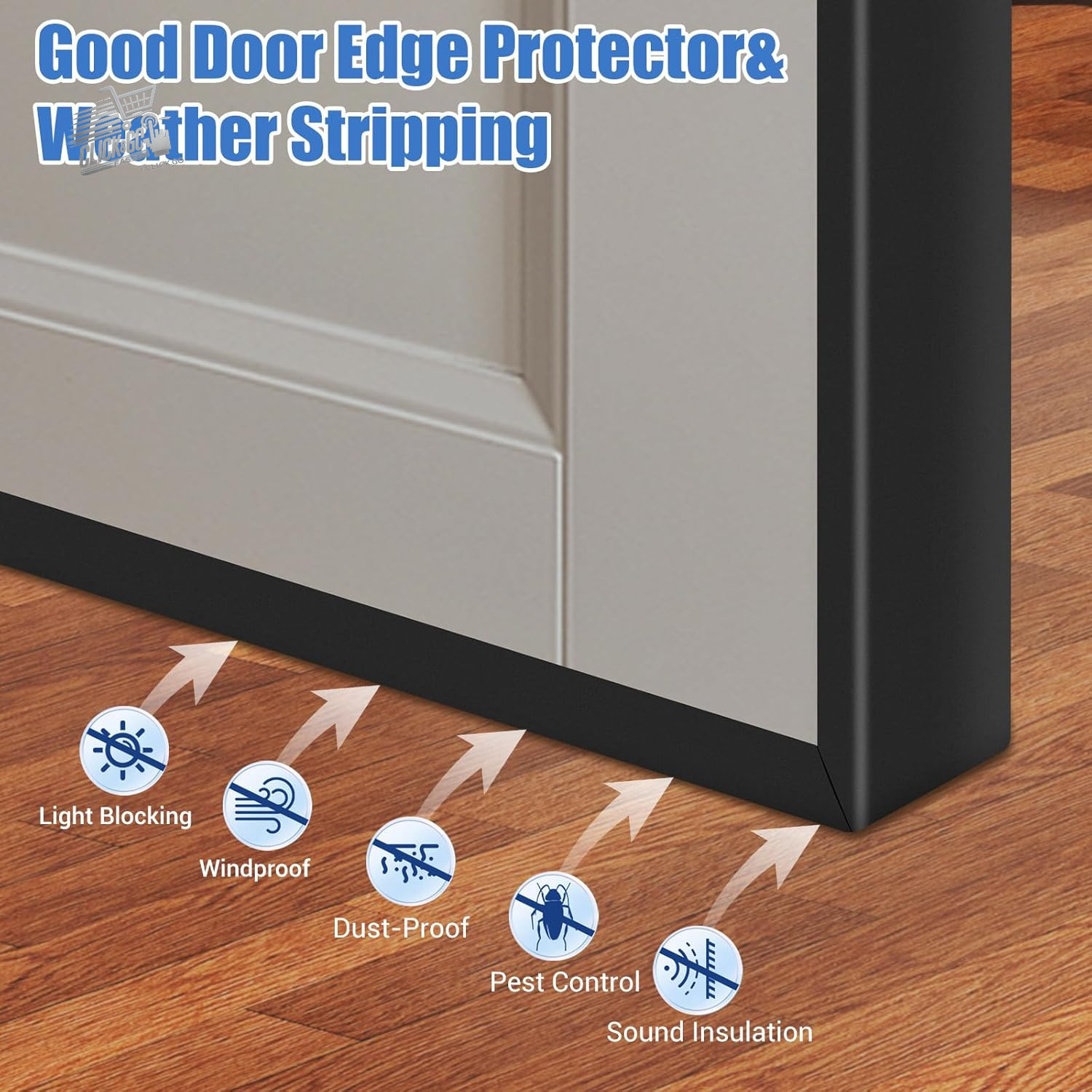 Rubber Edge U 45mm Self Adhesive 6m Edge Protection Flexible Wood Black Antiurt