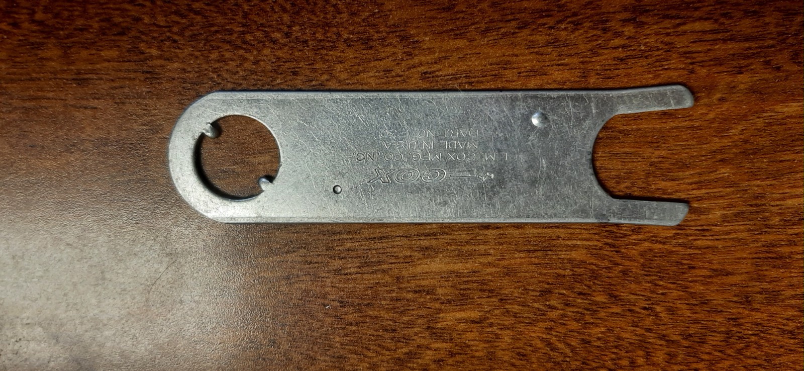 1 Vintage Cox Gas Engine Wrench, Model 1230.