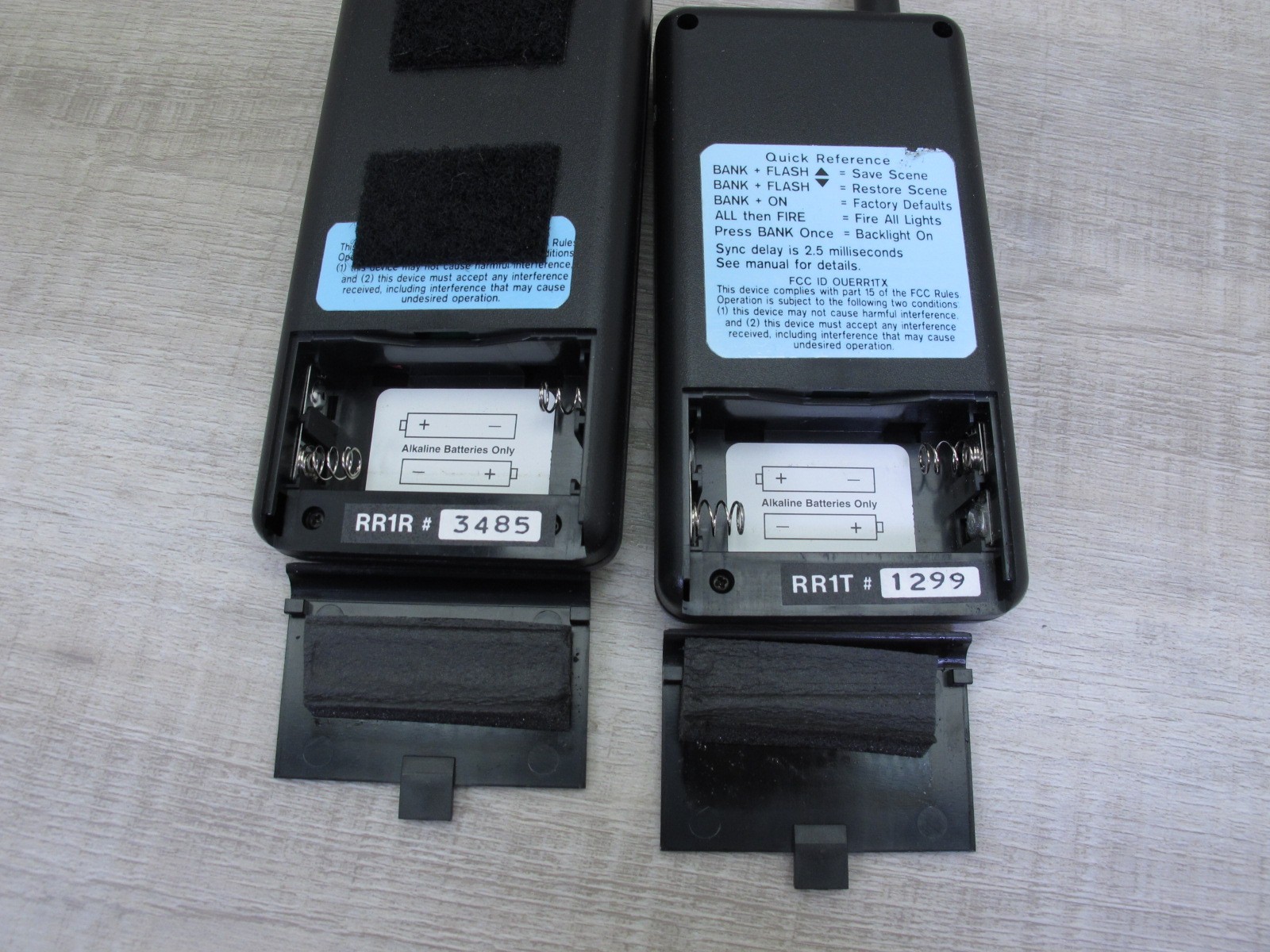White Lightning Radio Remote Control - Transmit / Receive PAIR