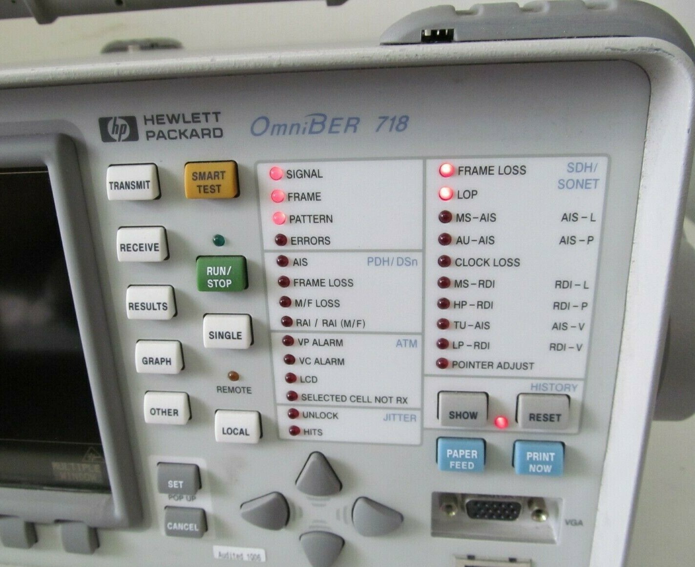 HP Agilent OmniBER 718 Communication Performance Analyzer 37718B