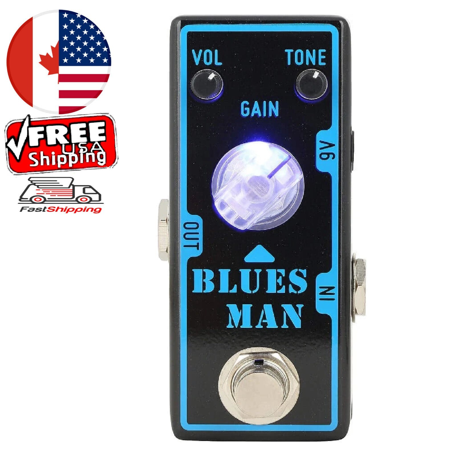 Tone City Blues Man Overdrive New from Tone City TC-17   CA