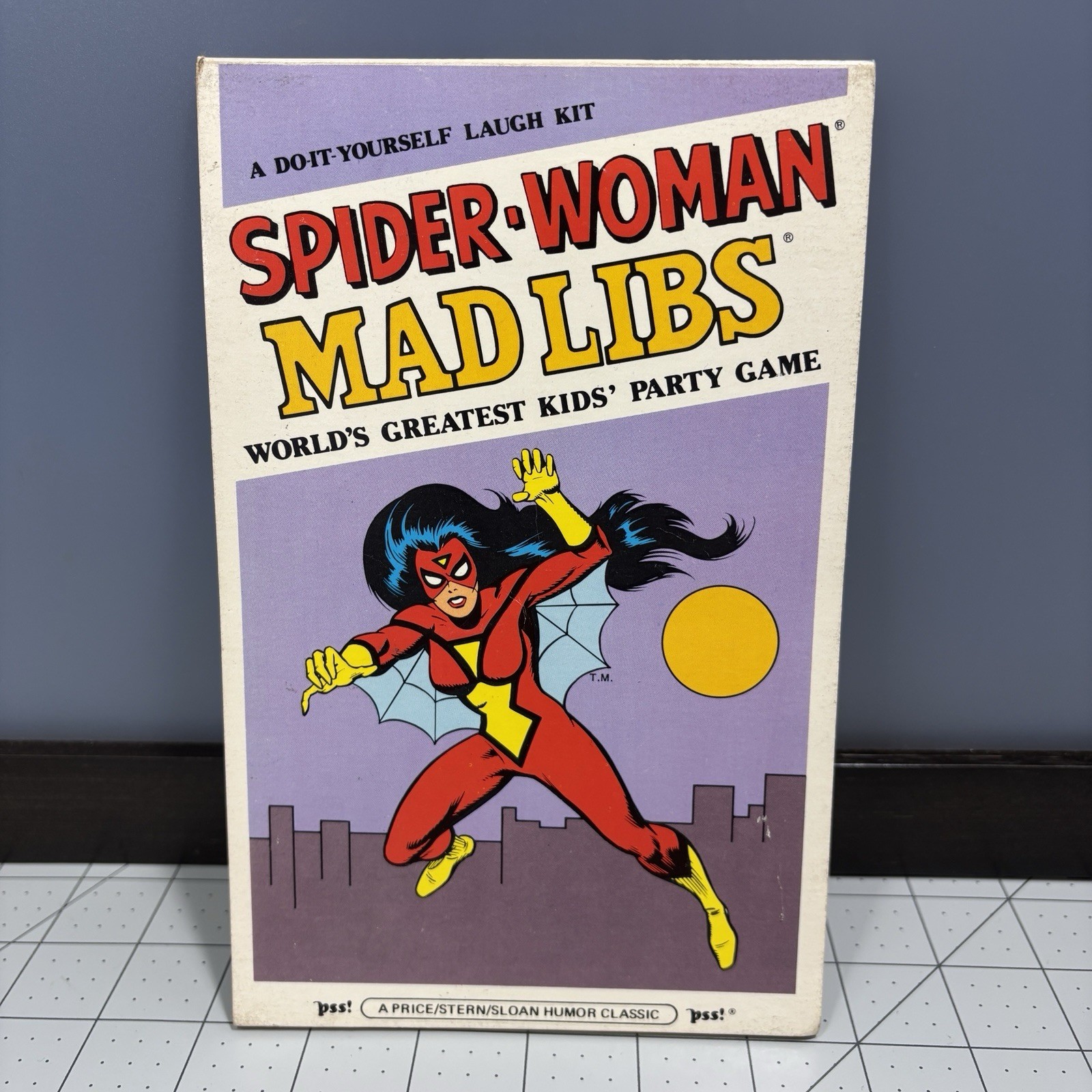 Vtg Spider-Woman Mad Libs NEW Unused Blank 1981 Marvel Comics Price/Stern/Sloan