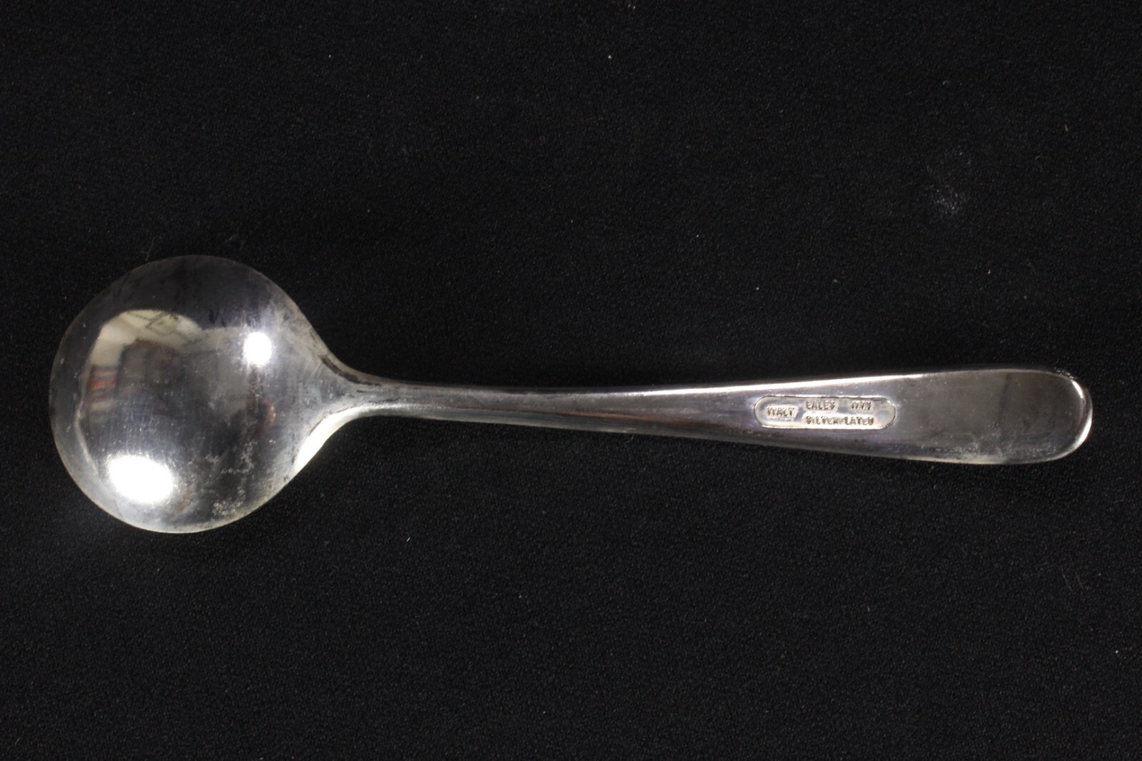 6 Rounded Soup Spoons Eales 1779 Made In Italy Silverplated Flatware