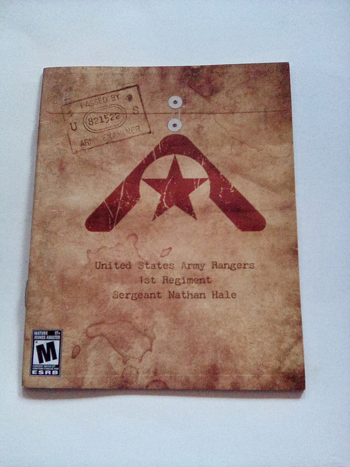 Resistance (Sony PlayStation 3) Instruction Booklet Only