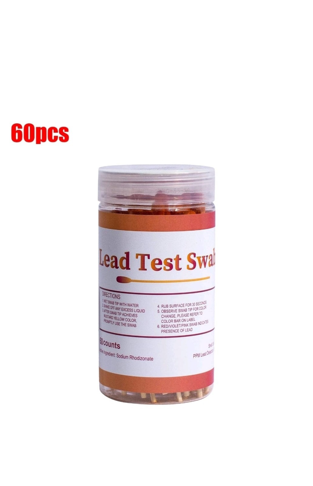 60X NEW FOLLOWIN Lead Paint Test Kit Instant Test Swabs For All Painted Sur #409