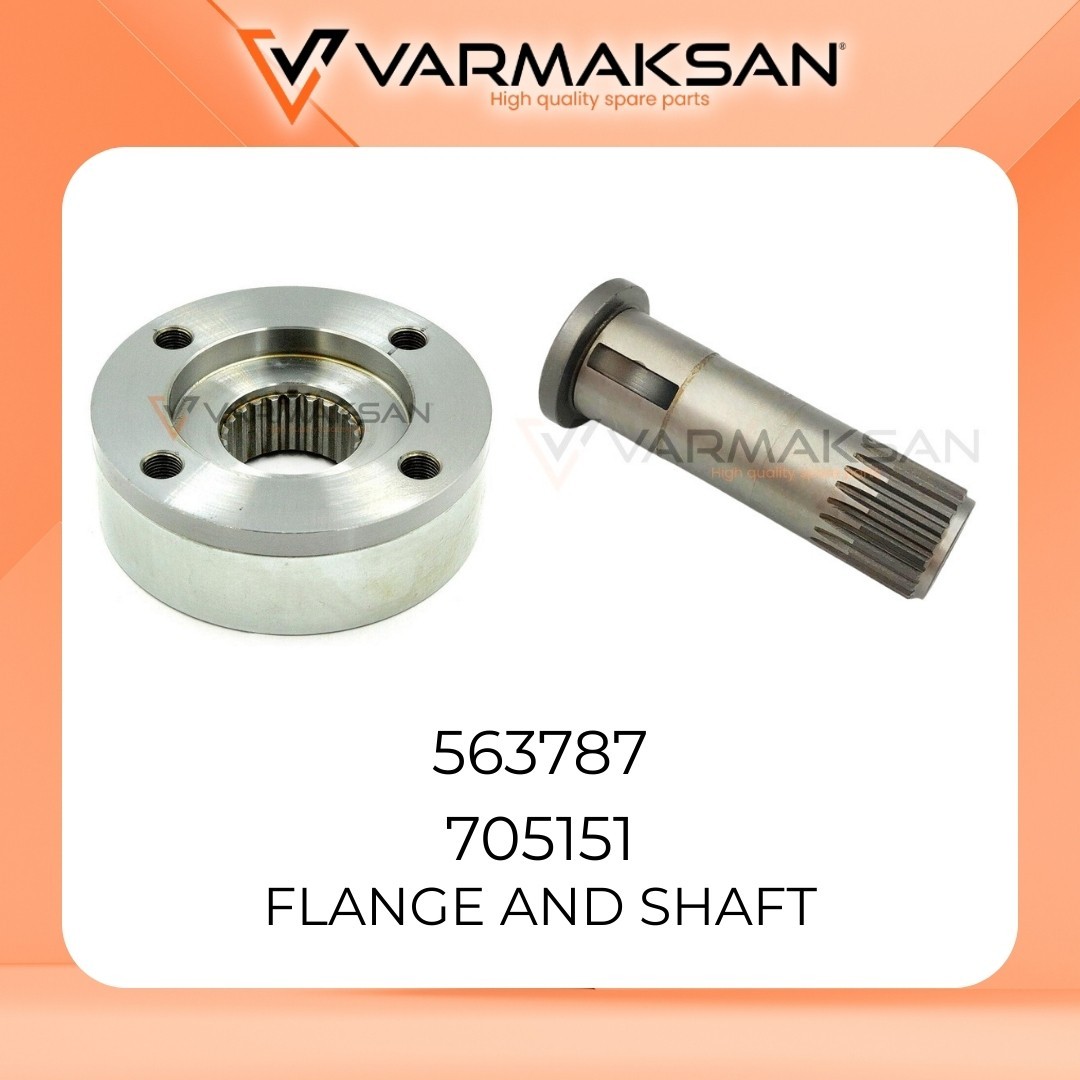 MANITOU 563787, 705151 FLANGE and SHAFT / MANITO SHAFT KIT