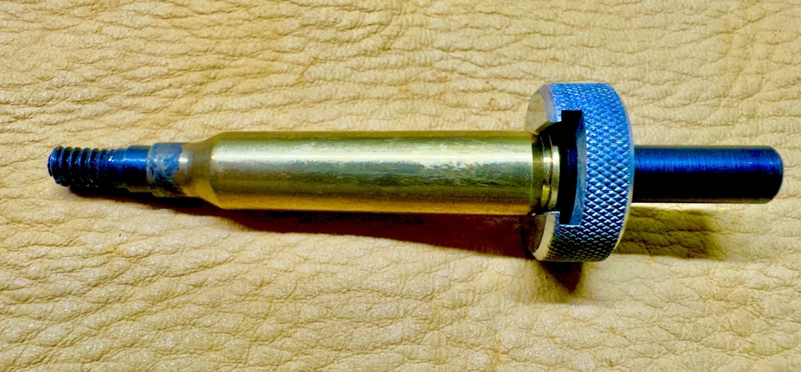 LYMAN Hand Case Trimmer Pilot and Case Holder for Drill or Hand .222 rem.