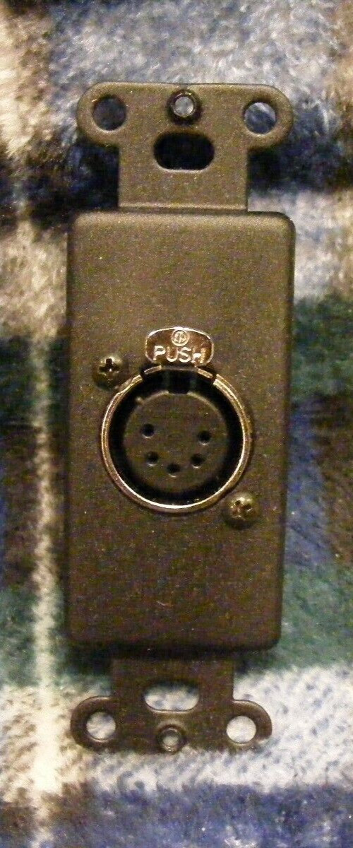 New in box! Pathway PWINS XLR5F CSC5 BL (5102BL) XLR 5-pin connector insert