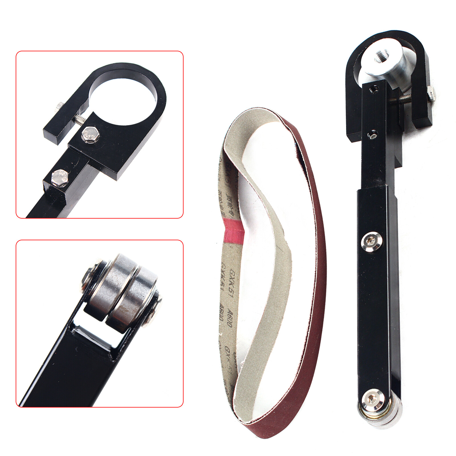 Belt Sander Attachment for 100 Electric Angle Grinder Sanding Belt Adapter
