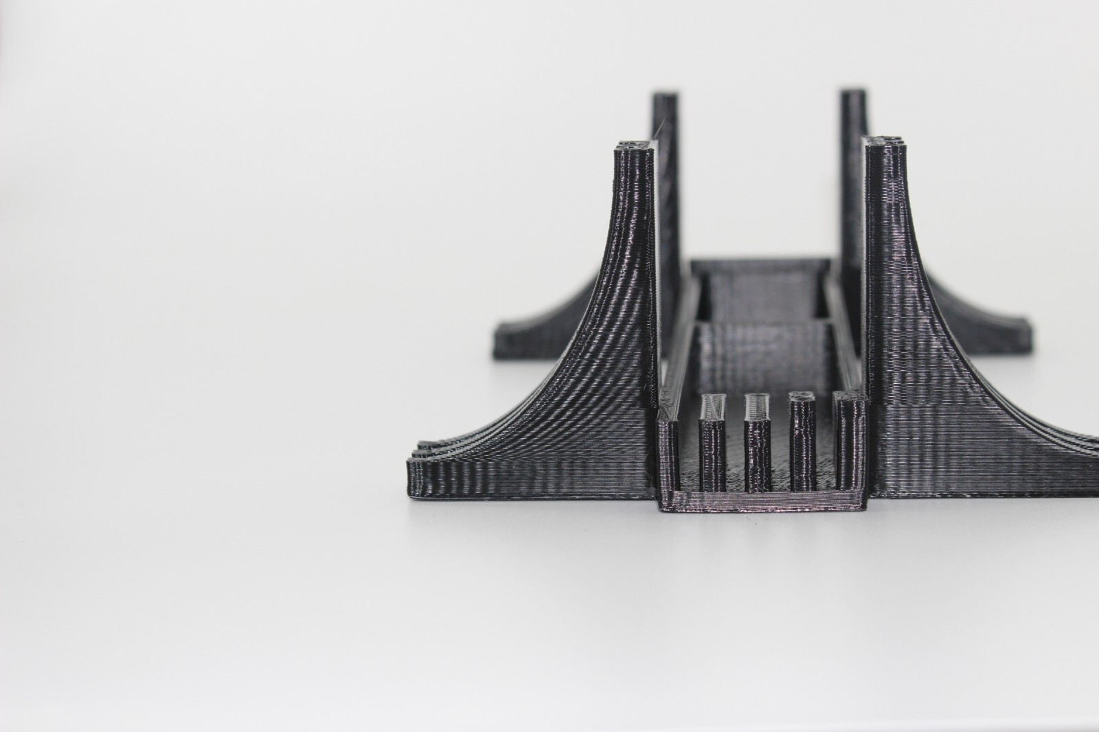 Black PS2 Slim 3D Printed Vertical Stand PlayStation 2