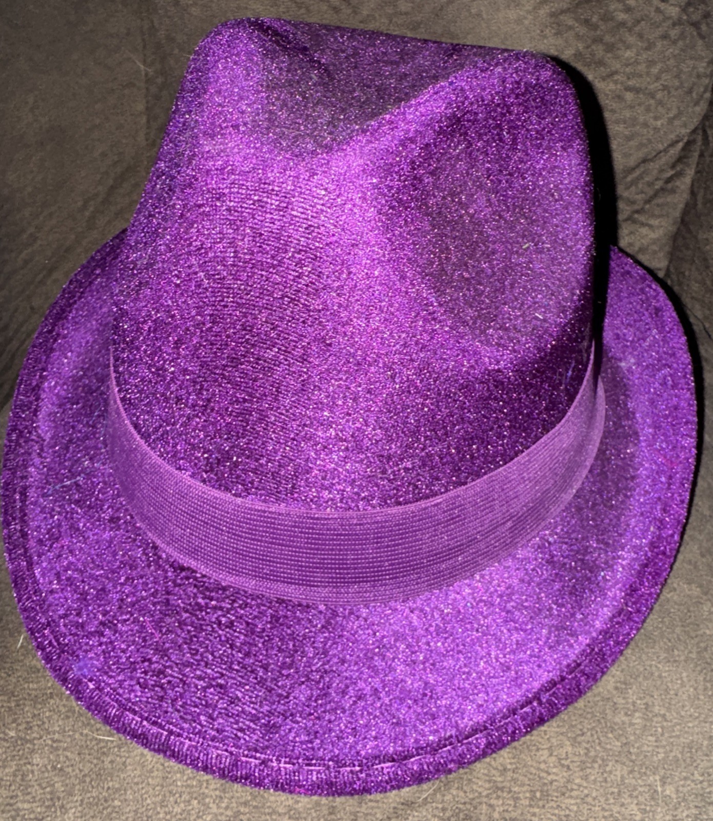 Fedora Hat Dress Up Halloween Cosplay Costume Accessory Purple Fedora Hat