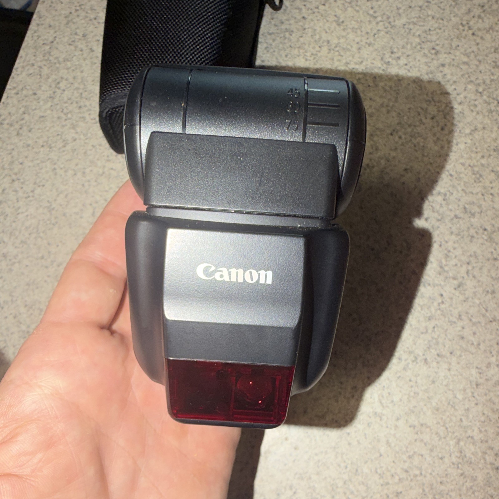 Canon Speedlite 430EX III-RT Hot Shoe Strobe Flash w/ Case AF Assist Diffuser